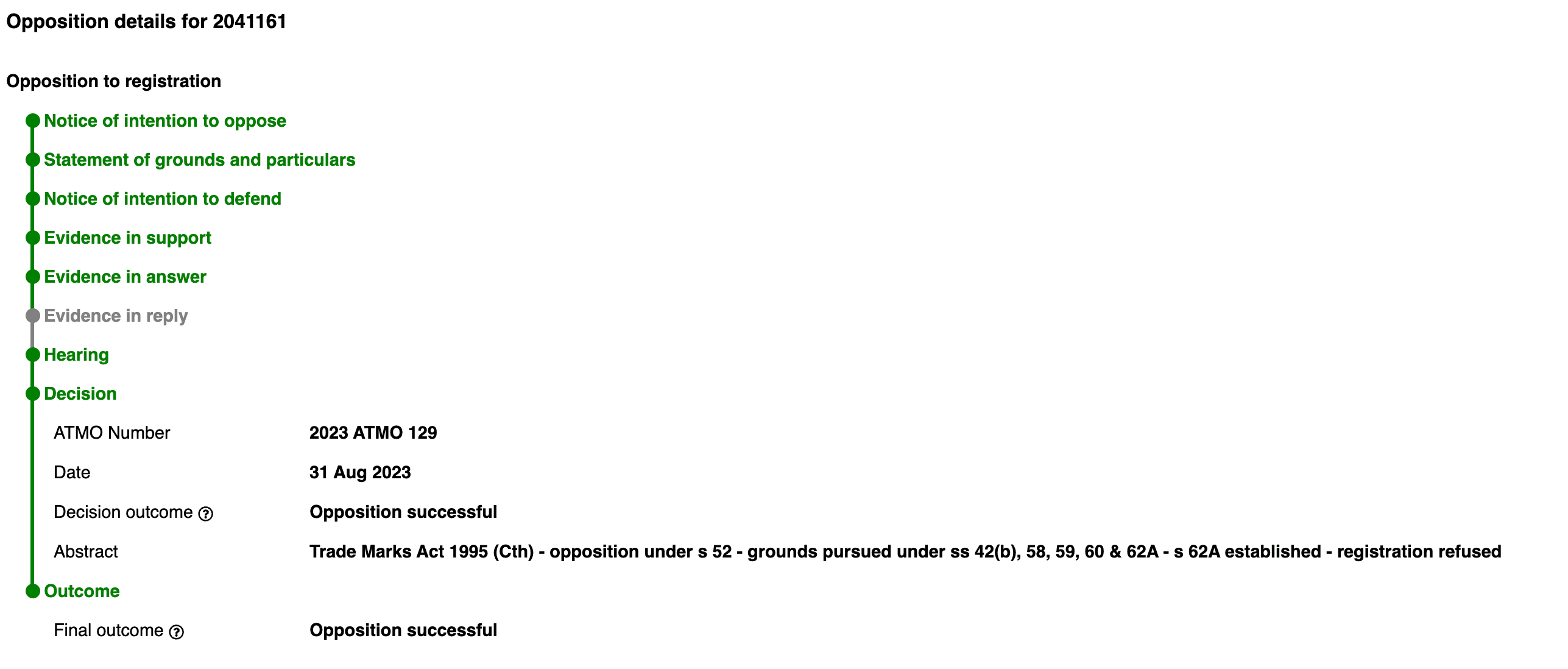Legal ruling excerpt